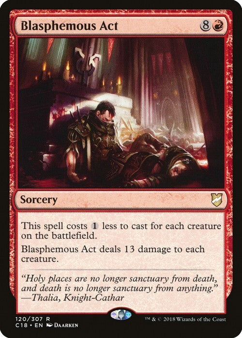 Blasphemous Act ~ Commander 2018 [ EX ] [ Magic MTG ]