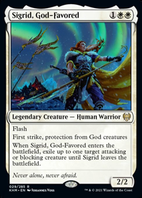 Sigrid, God-Favored ~ Kaldheim [ NM ] [ MTG ]