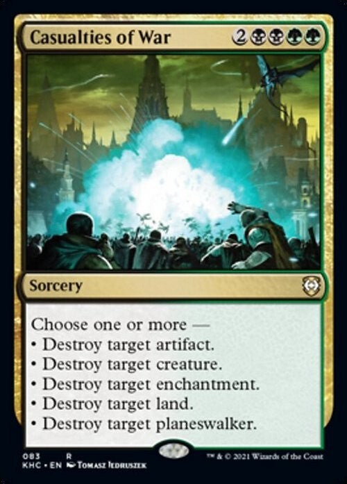 Casualties of War ~ Commander: Kaldheim [ NM ] [ Magic MTG ]
