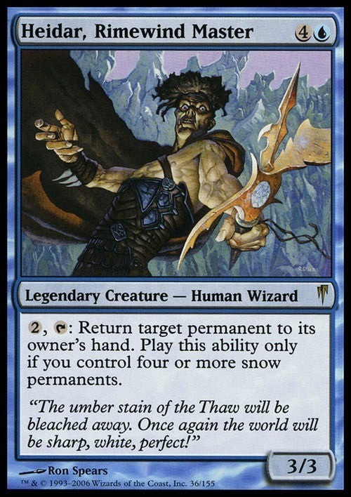 Heidar, Rimewind Master ~ Coldsnap [ EX ] [ Magic MTG ]