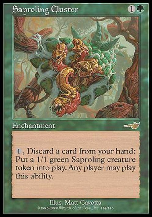 Saproling Cluster ~ Nemesis [ EX ] [ Magic MTG ]