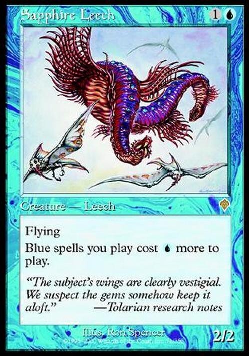 Sapphire Leech ~ Invasion [ EX ] [ Magic MTG ]