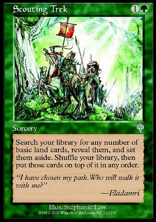 Scouting Trek ~ Invasion [ EX ] [ Magic MTG ]