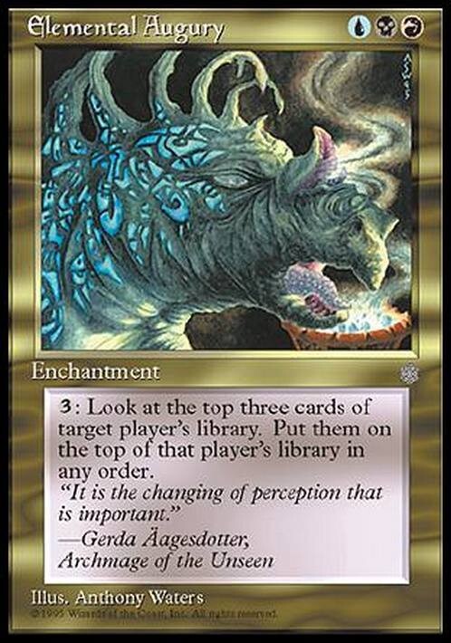 Elemental Augury ~ Ice Age [ EX ] [ Magic MTG ]