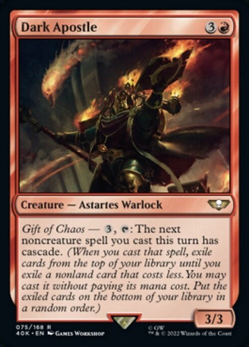 Dark Apostle ~ Commander: Warhammer 40,000 [ NM ] [ Magic MTG ]