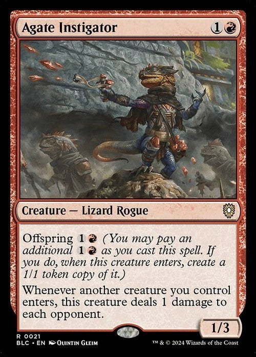 Agate Instigator ~ Commander: Bloomburrow [ NM ] [ Magic MTG ]