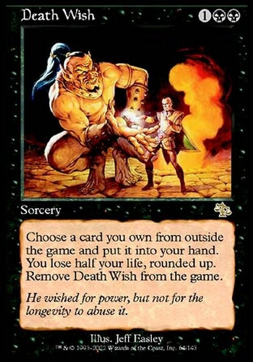 Death Wish ~ Judgment [ EX ] [ Magic MTG ]