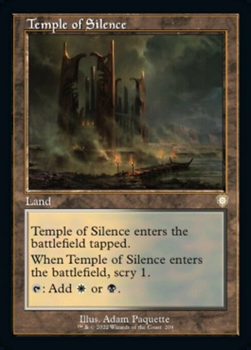 Temple of Silence ~ Commander: The Brothers' War [ NM ] [ Magic MTG ]