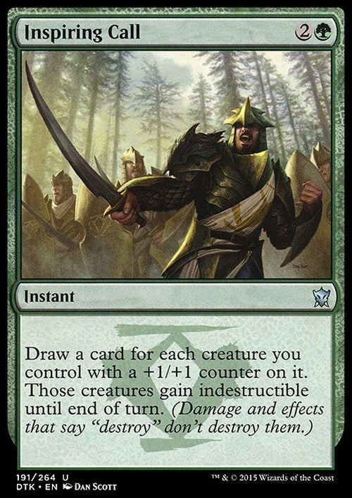 Inspiring Call ~ Dragons of Tarkir [ EX ] [ Magic MTG ]