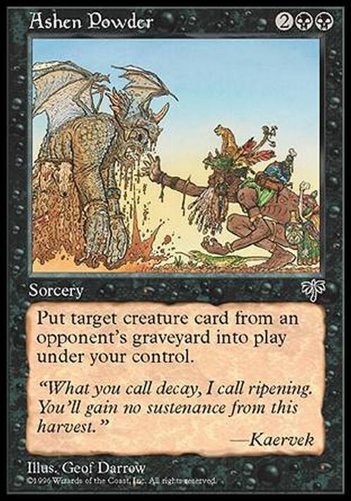 Ashen Powder ~ Mirage [ PLAYED ] [ Magic MTG ]