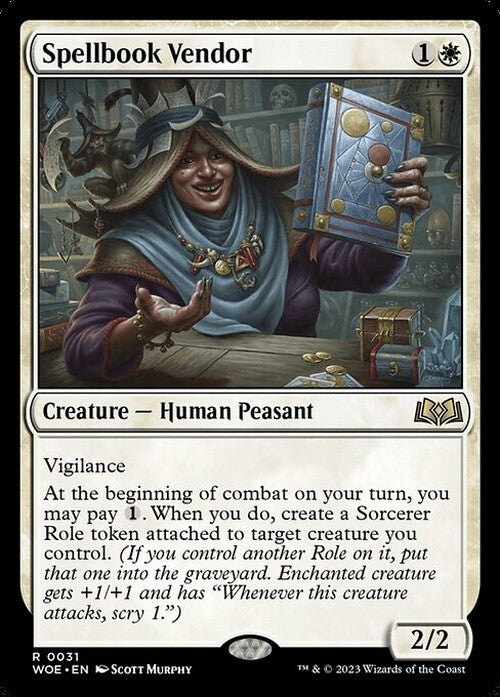 Spellbook Vendor ~ Wilds of Eldraine [ NM ] [ Magic MTG ]