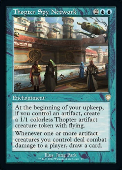 Thopter Spy Network ~ Commander: The Brothers' War [ NM ] [ Magic MTG ]