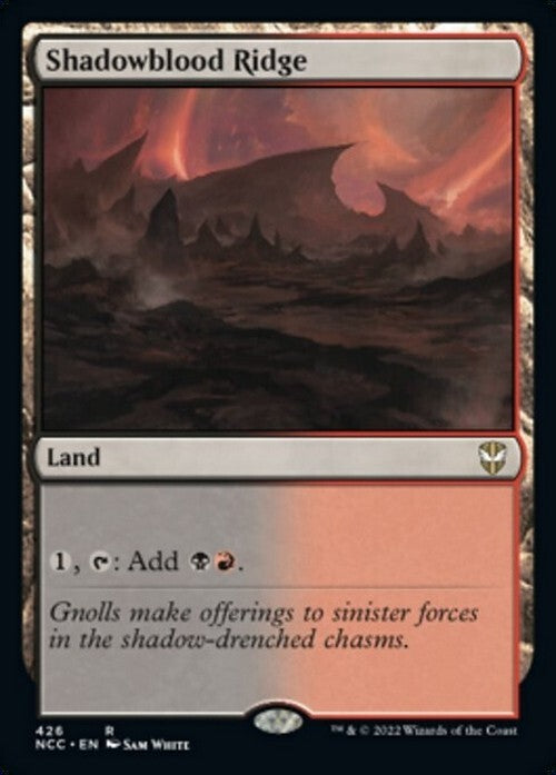 Shadowblood Ridge ~ Commander: Streets of New Capenna [ NM ] [ Magic MTG ]
