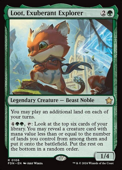 Loot, Exuberant Explorer ~ Foundations [ NM ] [ Magic MTG ]