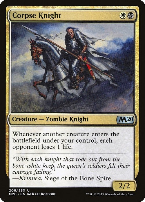 Corpse Knight ~ Core 2020 [ EX ] [ Magic MTG ]