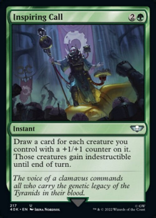 Inspiring Call ~ Commander: Warhammer 40,000 [ NM ] [ Magic MTG ]