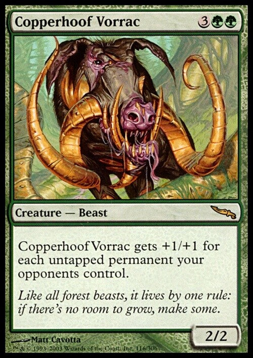 Copperhoof Vorrac ~ Mirrodin [ EX ] [ Magic MTG ]