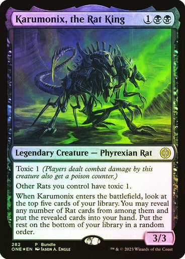 FOIL Karumonix, the Rat King ~ Promo Phyrexia: All Will Be One [ NM ] [ MTG ]