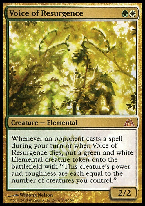 Voice of Resurgence ~ Dragon's Maze [ PLAYED ] [ Magic MTG ]