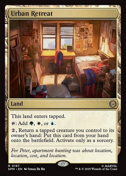 Urban Retreat ~ Spider-Man [ NM ] [ Magic MTG ]