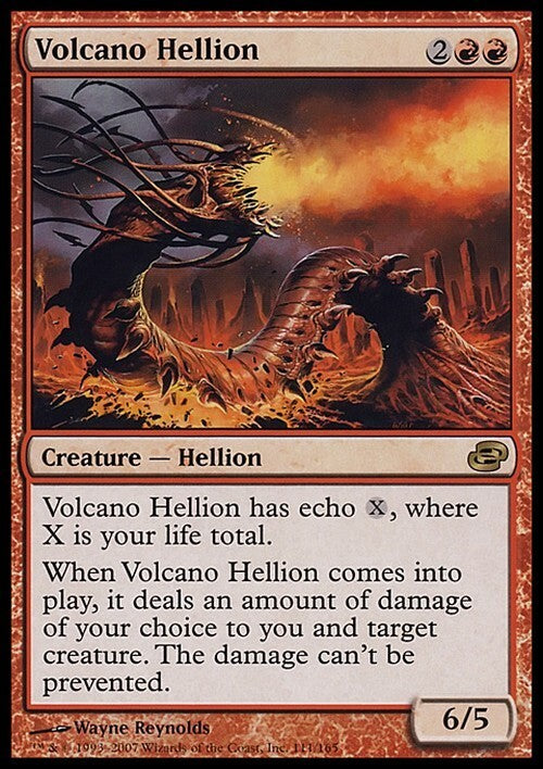 Volcano Hellion ~ Planar Chaos [ EX ] [ Magic MTG ]