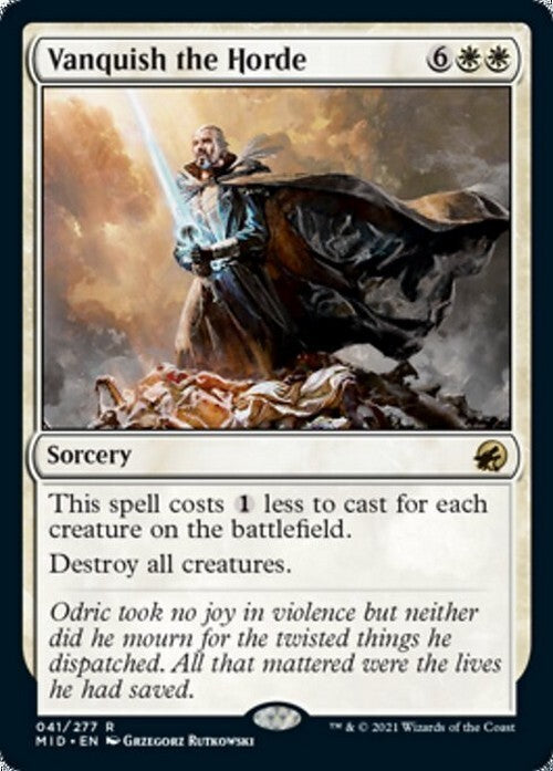 Vanquish the Horde ~ Midnight Hunt [ NM ] [ Magic MTG ]