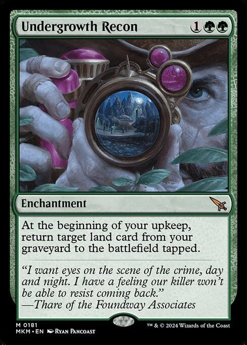 Undergrowth Recon ~ Murders at Karlov Manor [ NM ] [ Magic MTG ]