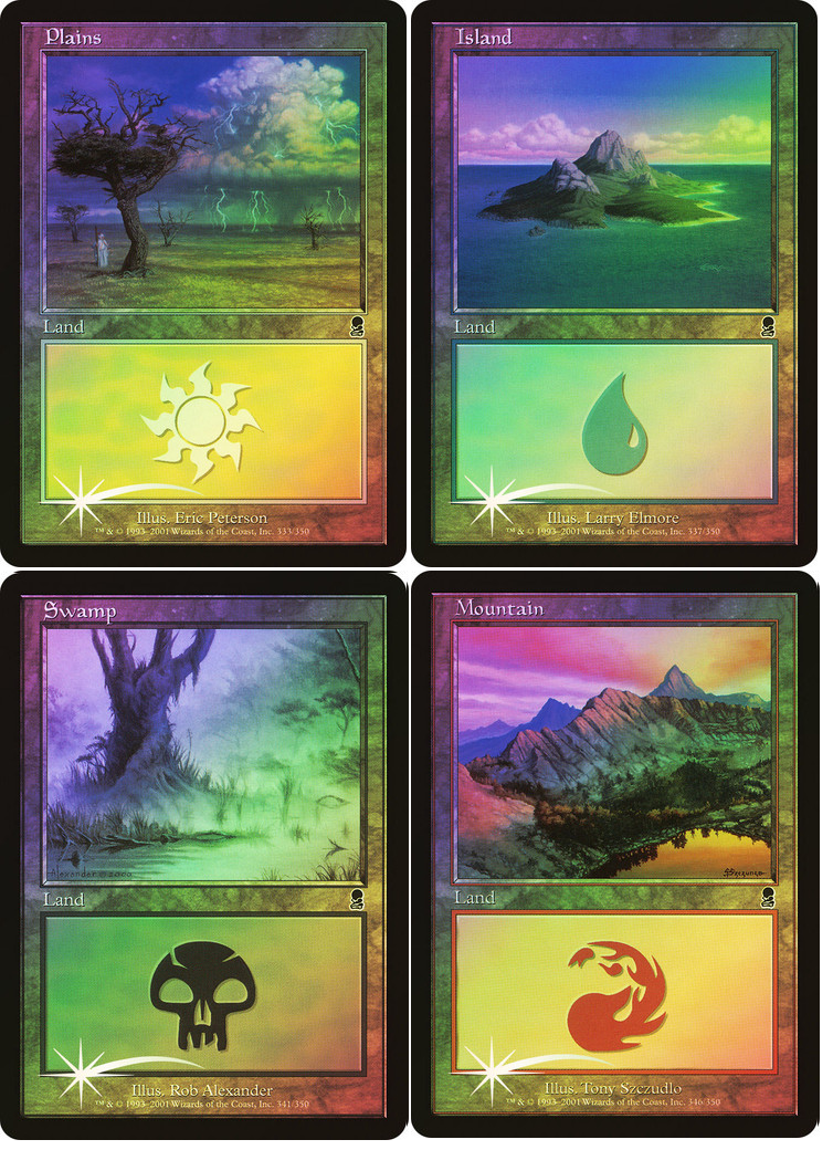 Choose your FOIL Basic Land ~ Odyssey [ EX ] [ Magic MTG ]
