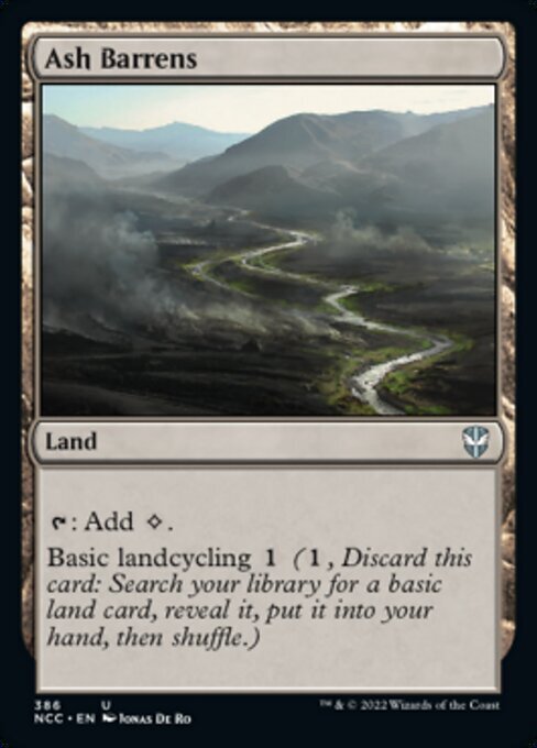 Ash Barrens ~ Commander: Streets of New Capenna [ NM ] [ MTG ]