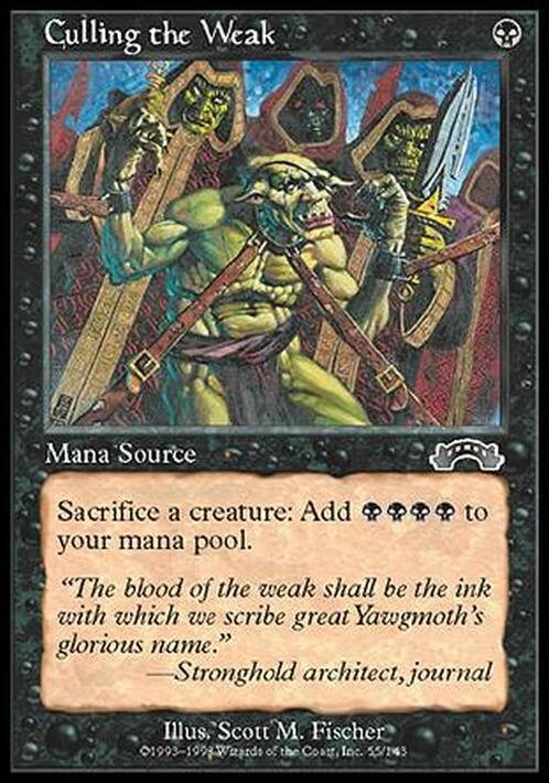 Culling the Weak ~ Exodus [ EX ] [ Magic MTG ]