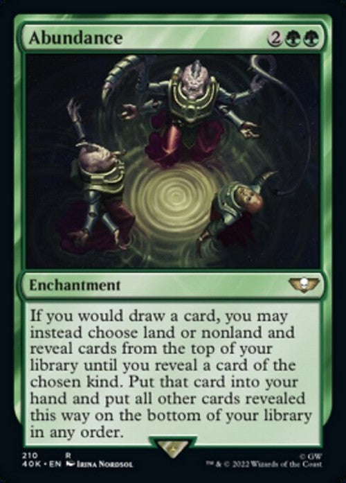 Abundance ~ Commander: Warhammer 40,000 [ NM ] [ Magic MTG ]