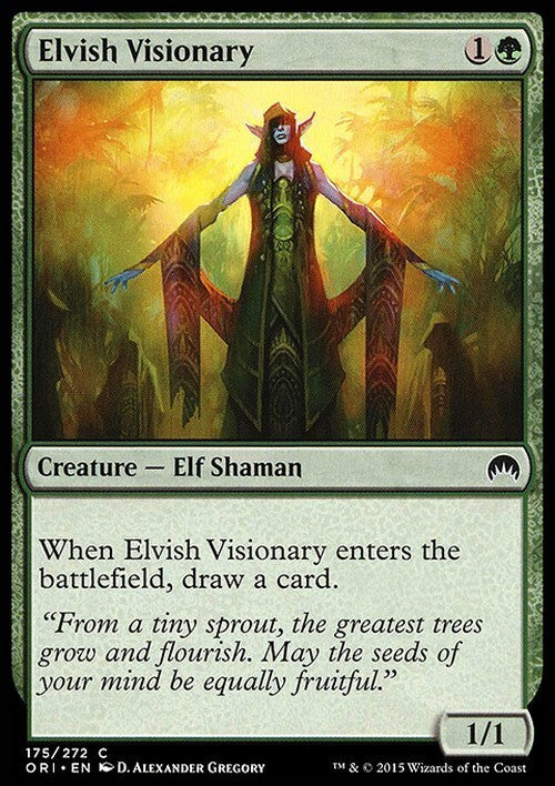 Elvish Visionary ~ Magic Origins [ EX ] [ Magic MTG ]