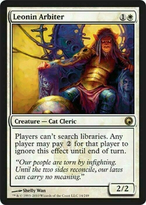 Leonin Arbiter ~ Scars of Mirrodin [ EX+ ] [ Magic MTG ]