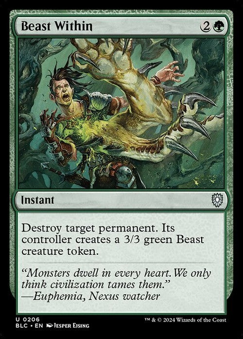 Beast Within ~ Commander: Bloomburrow [ NM ] [ Magic MTG ]