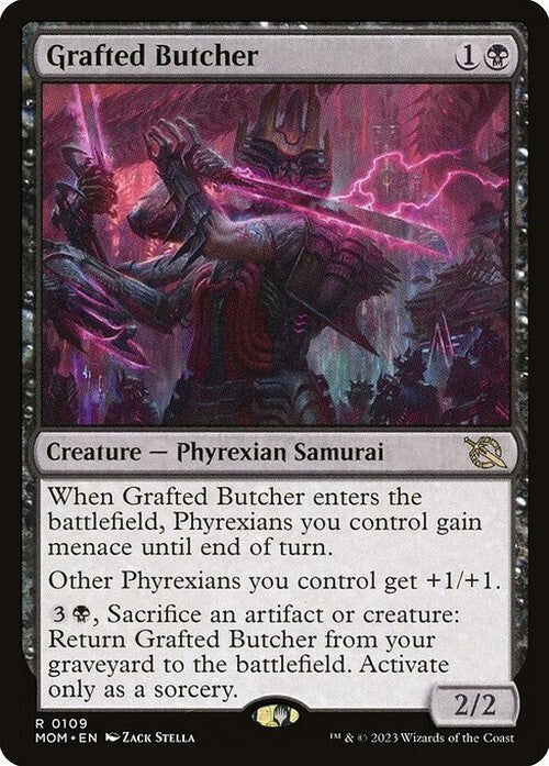 Grafted Butcher ~ March of the Machine [ NM ] [ Magic MTG ]