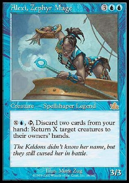 Alexi, Zephyr Mage ~ Prophecy [ EX ] [ Magic MTG ]
