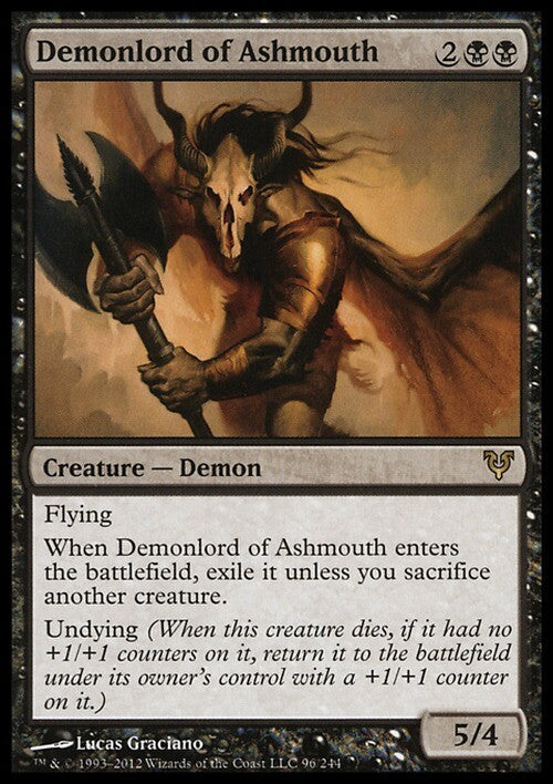 Demonlord of Ashmouth ~ Avacyn Restored [ EX ] [ Magic MTG ]
