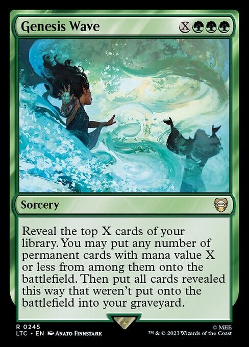 Genesis Wave ~ Commander: Lord of the Rings [ NM ] [ Magic MTG ]