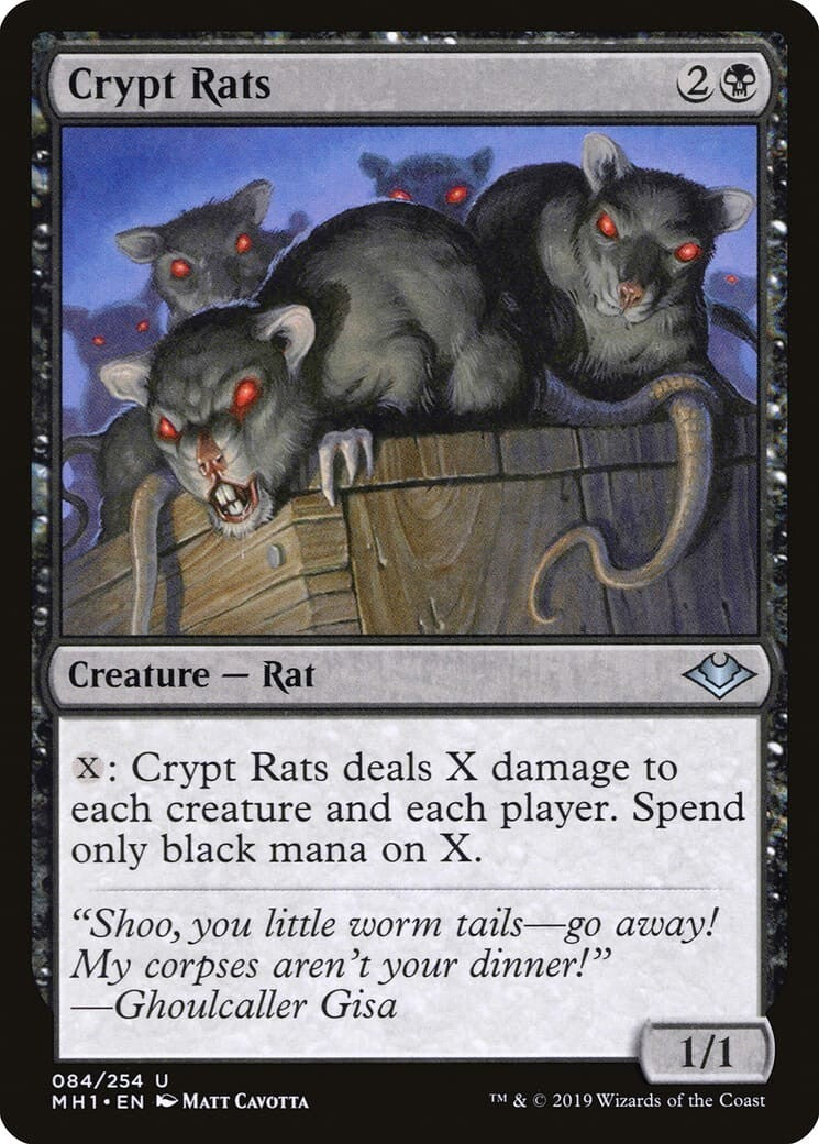 Crypt Rats ~ Modern Horizons 1 [ NM ] [ Magic MTG ]