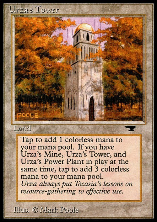 Urza's Tower (Version 1) ~ Antiquities [ PLAYED ] [ Magic MTG ]