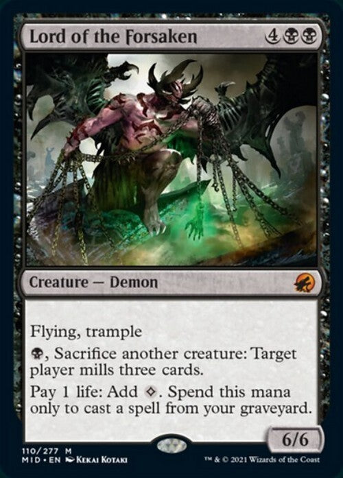 Lord of the Forsaken ~ Midnight Hunt [ NM ] [ Magic MTG ]