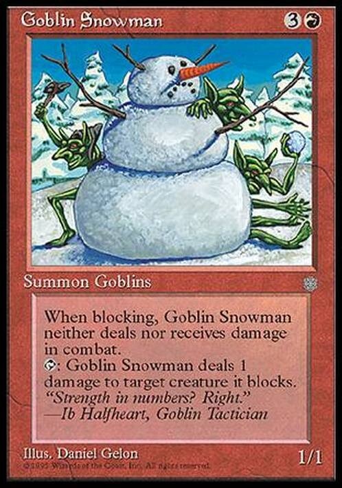 Goblin Snowman ~ Ice Age [ EX ] [ Magic MTG ]