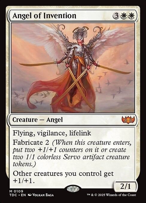 Angel of Invention ~ Commander: Tarkir: Dragonstorm [ NM ] [ Magic MTG ]