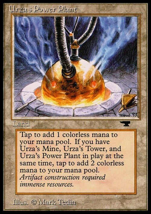 Urza's Power Plant (Version 4) ~ Antiquities [ EX ] [ Magic MTG ]