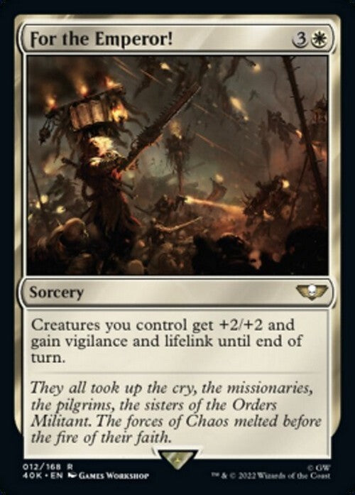 For the Emperor! ~ Commander: Warhammer 40,000 [ NM ] [ Magic MTG ]
