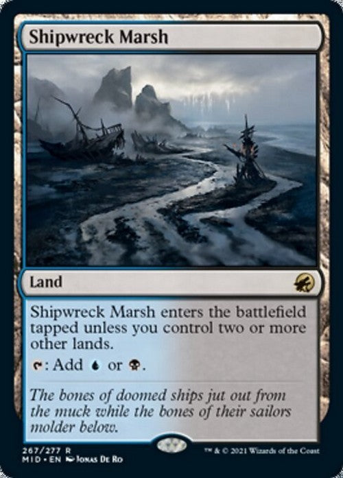 Shipwreck Marsh ~ Midnight Hunt [ NM ] [ Magic MTG ]
