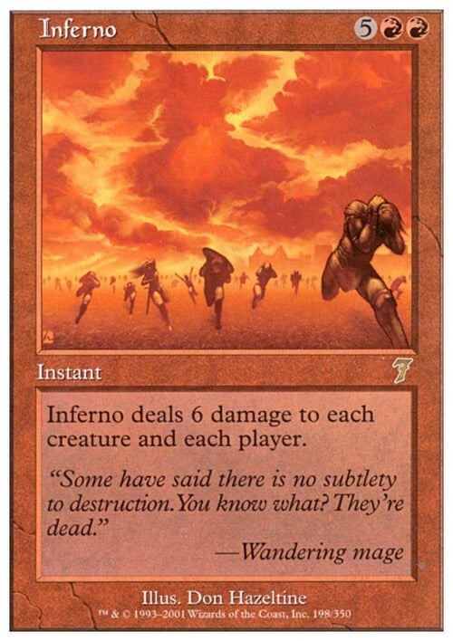 Inferno ~ Seventh Edition [ EX ] [ Magic MTG ]
