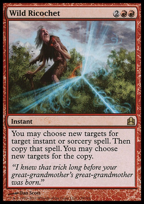 Wild Ricochet ~ Commander 2011 [ EX ] [ Magic MTG ]