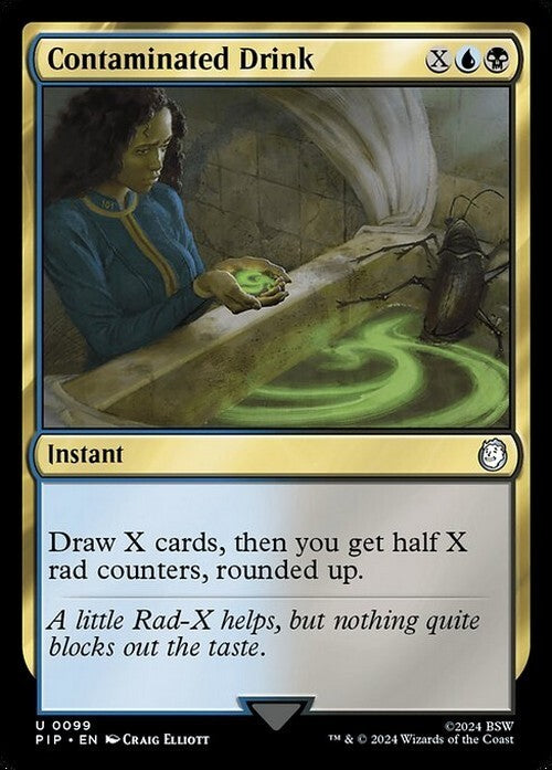 Contaminated Drink ~ Commander: Fallout [ NM ] [ Magic MTG ]
