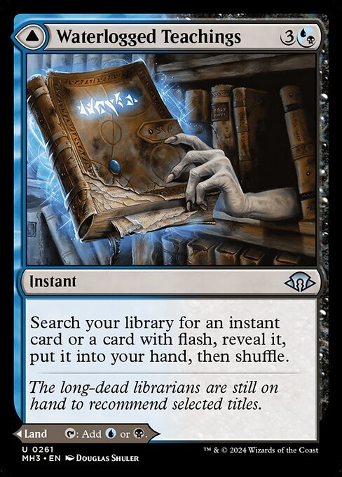 Waterlogged Teachings ~ Modern Horizons 3 [ NM ] [ Magic MTG ]